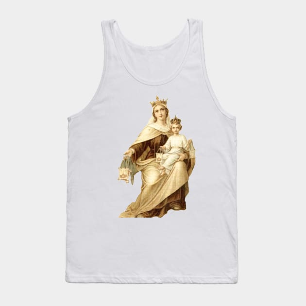 Our Lady of Mount Carmel Tank Top by big_owl